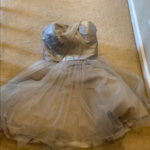 This is a silver shirt dress!